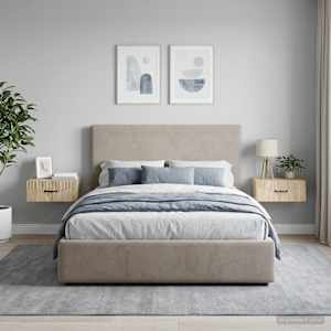 Stenski nočni omarici 2 kos Sonoma hrast 49 x 34,5 x 20 cm