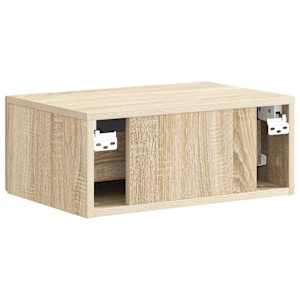 Nástěnný noční stolek 2 pcs Dub sonoma 49 x 34,5 x 20 cm - obrázek 9