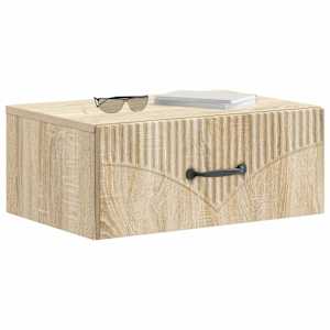 Nástěnný noční stolek 2 pcs Dub sonoma 49 x 34,5 x 20 cm - obrázek 3