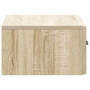 Nástěnný noční stolek 2 pcs Dub sonoma 49 x 34,5 x 20 cm - obrázek 8
