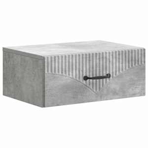 vidaXL Seinale kinnitatav &ouml;&ouml;tis Betoonhall 49 x 34,5 x 20 cm Tehispuit