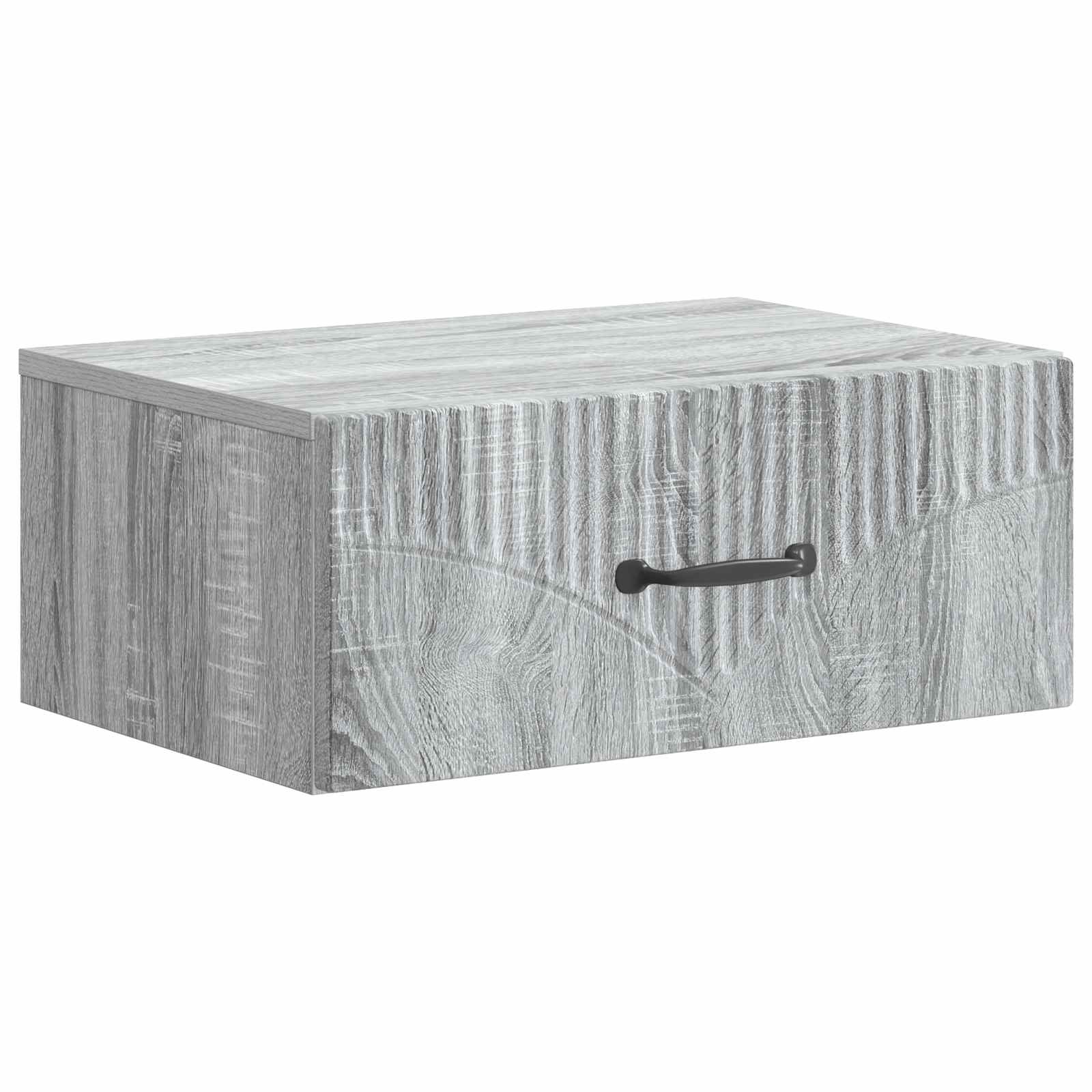 vidaXL Dulap de noapte suspendat Sonoma gri 49 x 34,5 x 20 cm