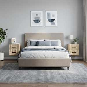 Nástěnný noční stolek 2 pcs Dub sonoma 34,5 x 33 x 40 cm - obrázek 4