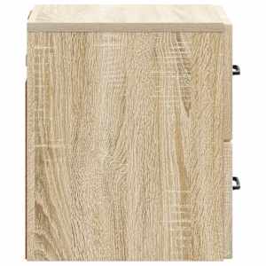 Nástěnný noční stolek 2 pcs Dub sonoma 34,5 x 33 x 40 cm - obrázek 8