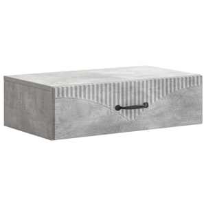 Nástěnný boční stůl Betonově šedá 59 x 34,5 x 17 cm - obrázek 2