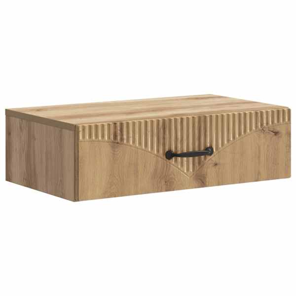 vidaXL Seinale kinnitatav k&uuml;lglaud 59 x 34,5 x 17 cm Tehispuit