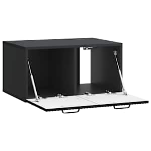 Nástěnná TV skříň Černá 59,5 x 41 x 30 cm Kompozitní dřevo - obrázek 5