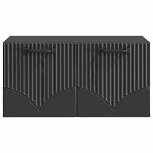 Nástěnná TV skříň Černá 59,5 x 41 x 30 cm Kompozitní dřevo - obrázek 6