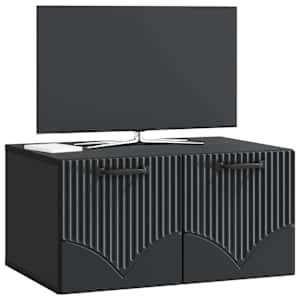 Nástěnná TV skříň Černá 59,5 x 41 x 30 cm Kompozitní dřevo - obrázek 3