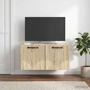 Nástěnná TV skříň Dub sonoma 59,5 x 41 x 30 cm Kompozitní dřevo - obrázek 4