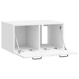 Nástěnná TV skříň Bílá s vysokým leskem 59,5 x 41 x 30 cm - obrázek 5