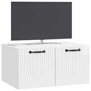 Nástěnná TV skříň Bílá s vysokým leskem 59,5 x 41 x 30 cm - obrázek 3