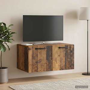 Nástěnná TV skříň Staré dřevo 59,5 x 41 x 30 cm - obrázek 1