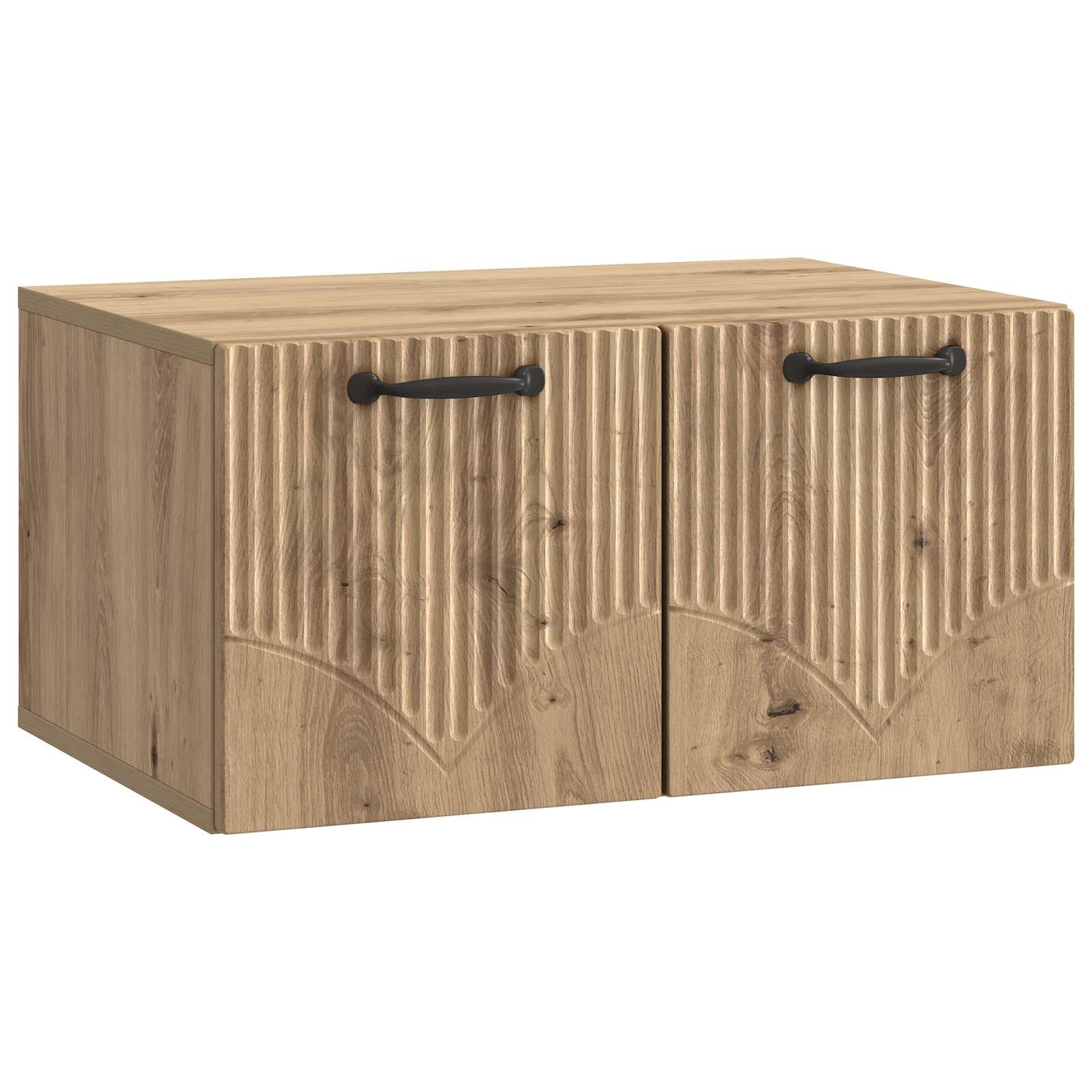 vidaXL Oglindă TV montată pe perete Stejar Artizanal 59,5 x 41 x 30 cm