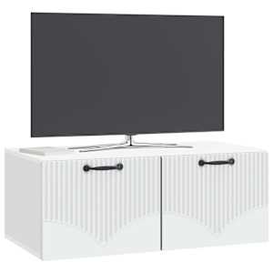 Nástěnná TV skříň Bílá 78,5 x 41 x 30 cm Kompozitní dřevo - obrázek 3