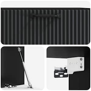 Nástěnná TV skříň Černá 78,5 x 41 x 30 cm Kompozitní dřevo - obrázek 9