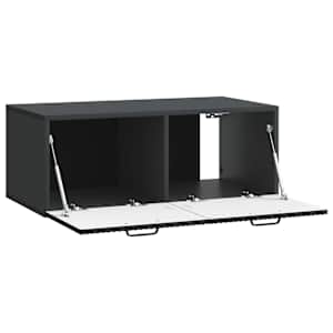 Nástěnná TV skříň Černá 78,5 x 41 x 30 cm Kompozitní dřevo - obrázek 5