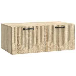 Nástěnná TV skříň Dub sonoma 78,5 x 41 x 30 cm Kompozitní dřevo - obrázek 2