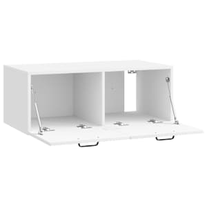 Nástěnná TV skříň Bílá s vysokým leskem 78,5 x 41 x 30 cm - obrázek 5