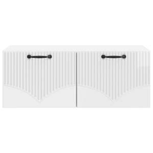 Nástěnná TV skříň Bílá s vysokým leskem 78,5 x 41 x 30 cm - obrázek 6