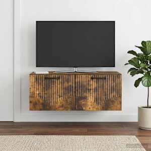 Nástěnná TV skříň Nástěnný Kouřový dub 78,5 x 41 x 30 cm - obrázek 4