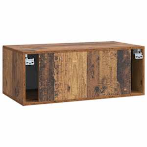 Nástěnná TV skříň Staré dřevo 78,5 x 41 x 30 cm - obrázek 8