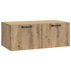 Nástěnná TV skříň 78,5 x 41 x 30 cm Dub artisan - obrázek 2