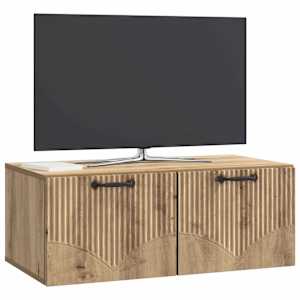 Nástěnná TV skříň 78,5 x 41 x 30 cm Dub artisan - obrázek 3