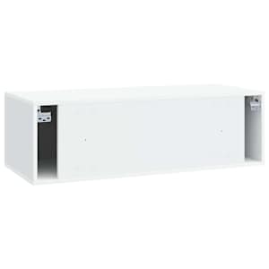 Nástěnná TV skříň Bílá 98 x 41 x 30 cm Kompozitní dřevo - obrázek 8