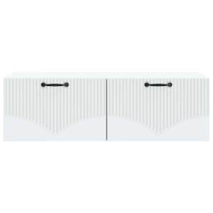 Nástěnná TV skříň Bílá 98 x 41 x 30 cm Kompozitní dřevo - obrázek 6