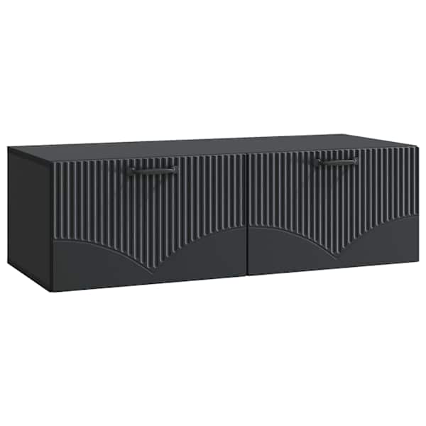 vidaXL Rippuv TV kapp Must 98 x 41 x 30 cm Tehispuit