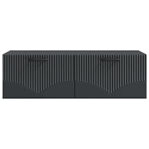 Nástěnná TV skříň Černá 98 x 41 x 30 cm Kompozitní dřevo - obrázek 6