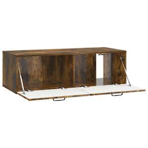 Nástěnná TV skříň Kouřový dub 98 x 41 x 30 cm Kompozitní dřevo - obrázek 5
