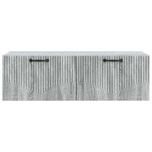 Nástěnná TV skříň Šedá sonoma 98 x 41 x 30 cm Kompozitní dřevo - obrázek 6