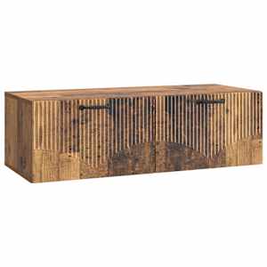 vidaXL Rippuv TV kapp Vana puit 98 x 41 x 30 cm Tehispuit