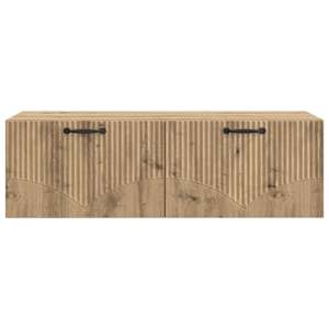 Nástěnná TV skříň 98 x 41 x 30 cm Dub artisan Kompozitní dřevo - obrázek 6