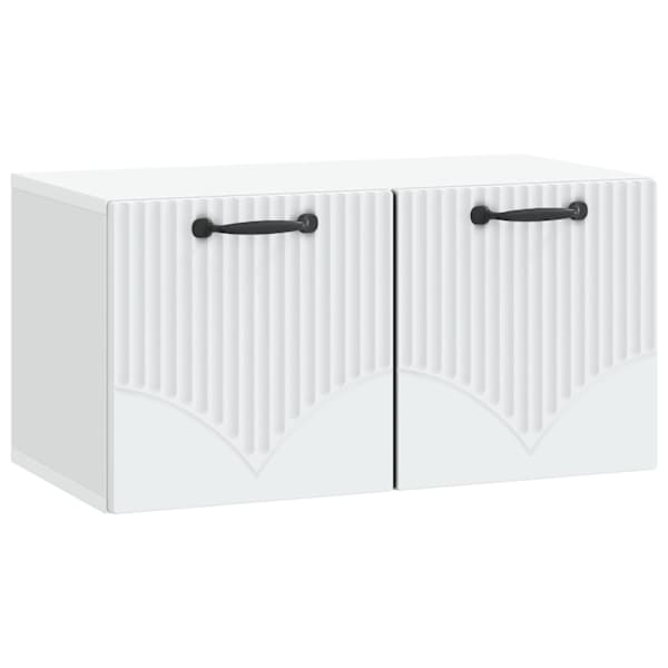 vidaXL Rippuv TV kapp Valge 59,5 x 31 x 30 cm Tehispuit