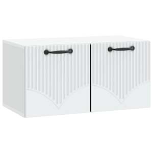 Nástěnná TV skříň Bílá 59,5 x 31 x 30 cm Kompozitní dřevo - obrázek 2
