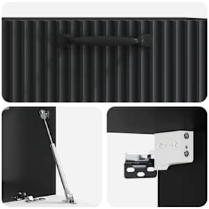 Nástěnná TV skříň Černá 59,5 x 31 x 30 cm Kompozitní dřevo - obrázek 9