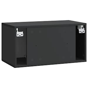 Nástěnná TV skříň Černá 59,5 x 31 x 30 cm Kompozitní dřevo - obrázek 8