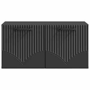 Nástěnná TV skříň Černá 59,5 x 31 x 30 cm Kompozitní dřevo - obrázek 6