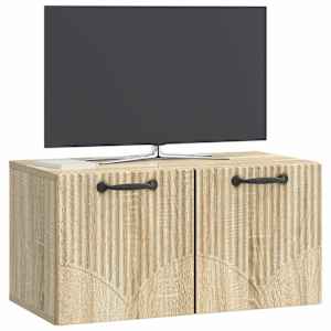 Nástěnná TV skříň Dub sonoma 59,5 x 31 x 30 cm Kompozitní dřevo - obrázek 3