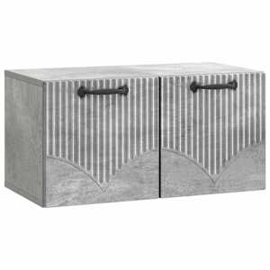 Nástěnná TV skříň Nástěnný Betonově šedá 59,5 x 31 x 30 cm - obrázek 2