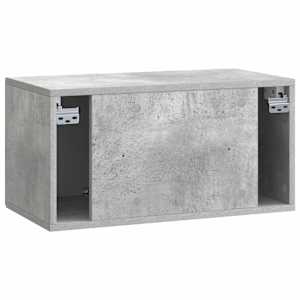 Nástěnná TV skříň Nástěnný Betonově šedá 59,5 x 31 x 30 cm - obrázek 8