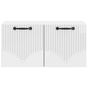 Nástěnná TV skříň Bílá s vysokým leskem 59,5 x 31 x 30 cm - obrázek 6