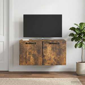 Nástěnná TV skříň Nástěnný Kouřový dub 59,5 x 31 x 30 cm - obrázek 4