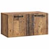 vidaXL Rippuv TV kapp Vana puit 59,5 x 31 x 30 cm Tehispuit