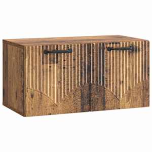 Nástěnná TV skříň Staré dřevo 59,5 x 31 x 30 cm - obrázek 2