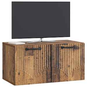 Nástěnná TV skříň Staré dřevo 59,5 x 31 x 30 cm - obrázek 3