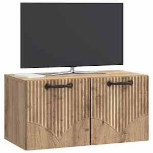Nástěnná TV skříň 59,5 x 31 x 30 cm Dub artisan - obrázek 3